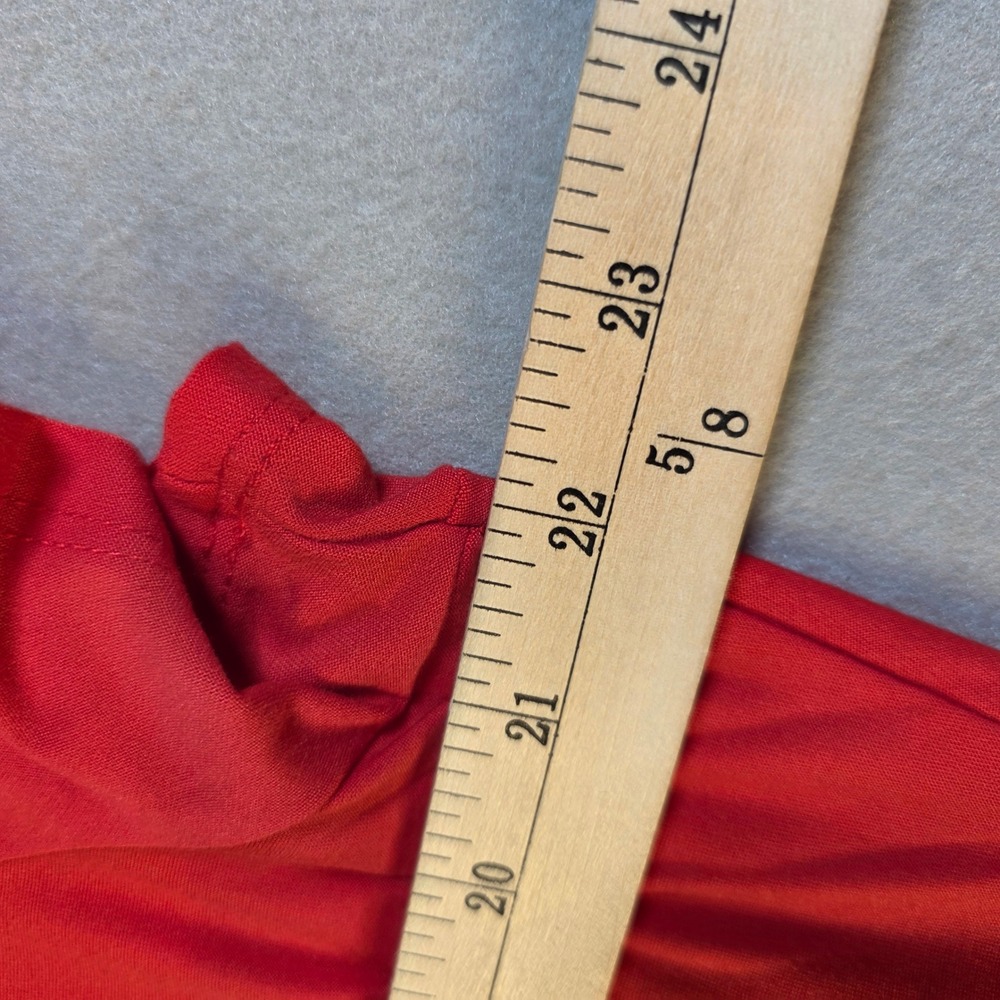 Derek Heart Womens Red Short Sleeve Scoop Neck T-Shirt Dress Size 3X - Picture 5 of 8